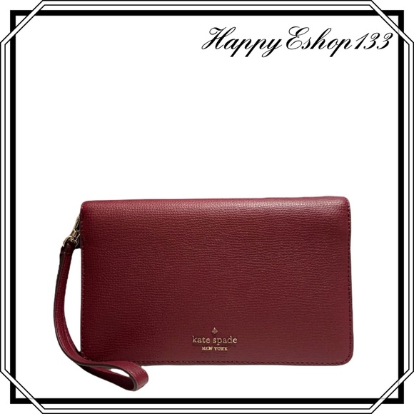 ♠️ kate spade ♠️ Darcy Medium Clutch Wallet Wristlet, Blackberry Preserve